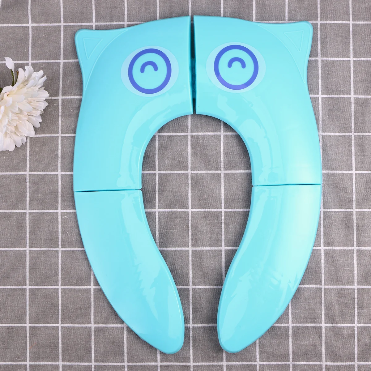 غطاء مقعد مرحاض مدمج قابل للطي للأطفال، مادة PP قوية محمولة للغسيل في المنزل، تصميم المرحاض المنزلي #2