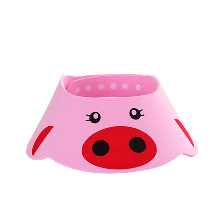 Cute Baby Bath Shower Cap Regulowany dla dzieci Niemowlę Dziewczynka Chłopiec Ochrona uszu Szampon Czapka dla dzieci Mycie włosów Czapka na głowę Czapka do włosów