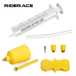 Kit de purga de freno de bicicleta para Shimano, juego de herramientas de purga de freno de disco hidráulico, tapón de aceite de embudo, herramientas de reparación de bicicleta de montaña y carretera