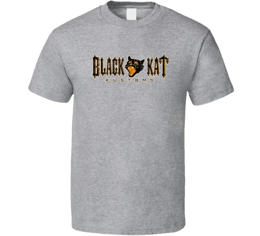 Black Kat Kustoms Automobile Car Motorcycle Parts Cool Distressed Style Brand Lo
