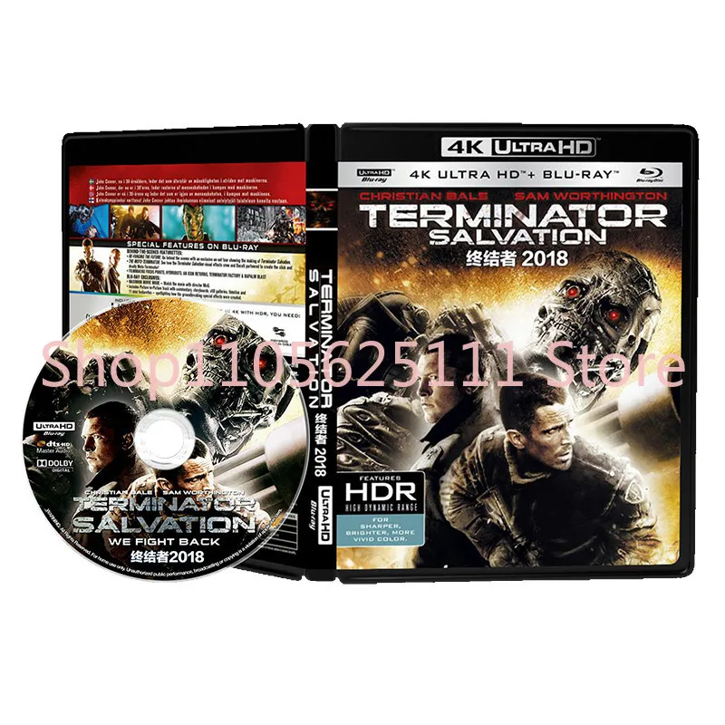 Terminator Salvation (2009) 2018 4K UHD Blu-ray Disc HDR10 Haute définition