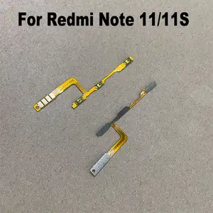 Bilashmart Power Flex Cable Xiaomi Note 11 11S Power On Off Volume Button Key Flex Cable Replacement