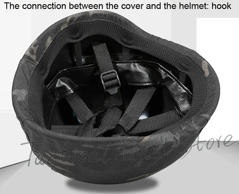 Tactical Helmet Cover Cloth Sheath Skin Guard 3-pieces-of-cloth-type / Hook-type For M88 Full Head Helmet