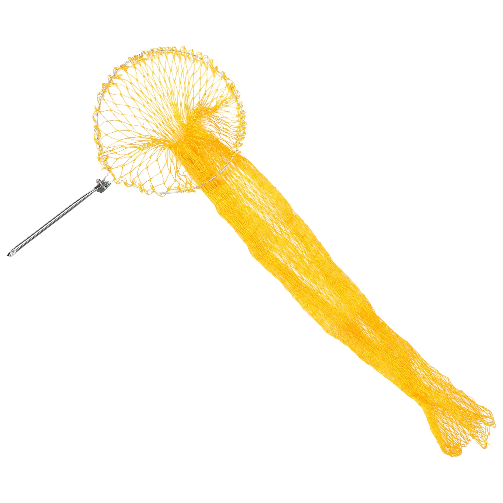 

Fish Net Cage with 18 Strand Thickened Material Large Eye Ground Insert Easy Drawstring Closure Floating Fishing Net for Shrimp