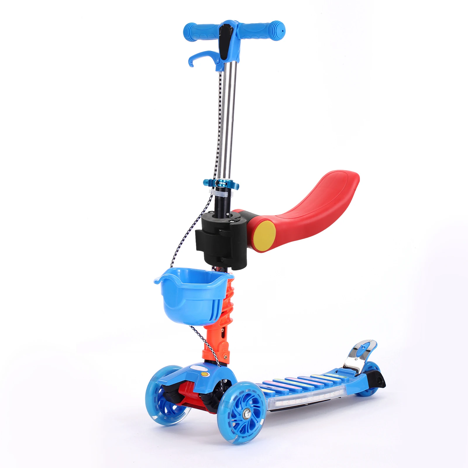 

Детское сиденье для скутера, дорожное седло, красное пластиковое детское велосипедное сиденье, аксессуары для малышей