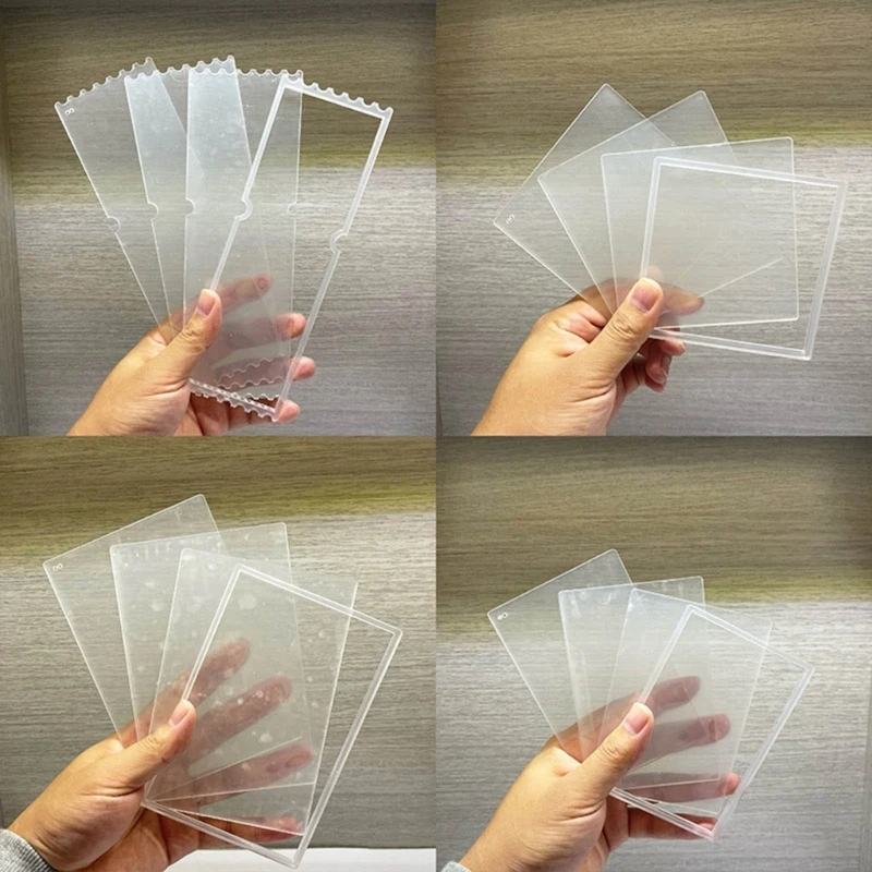 DIY Shake Acrylic Blank Plate DIY Hand-making Brick Materials Set Plate Acrylic Material