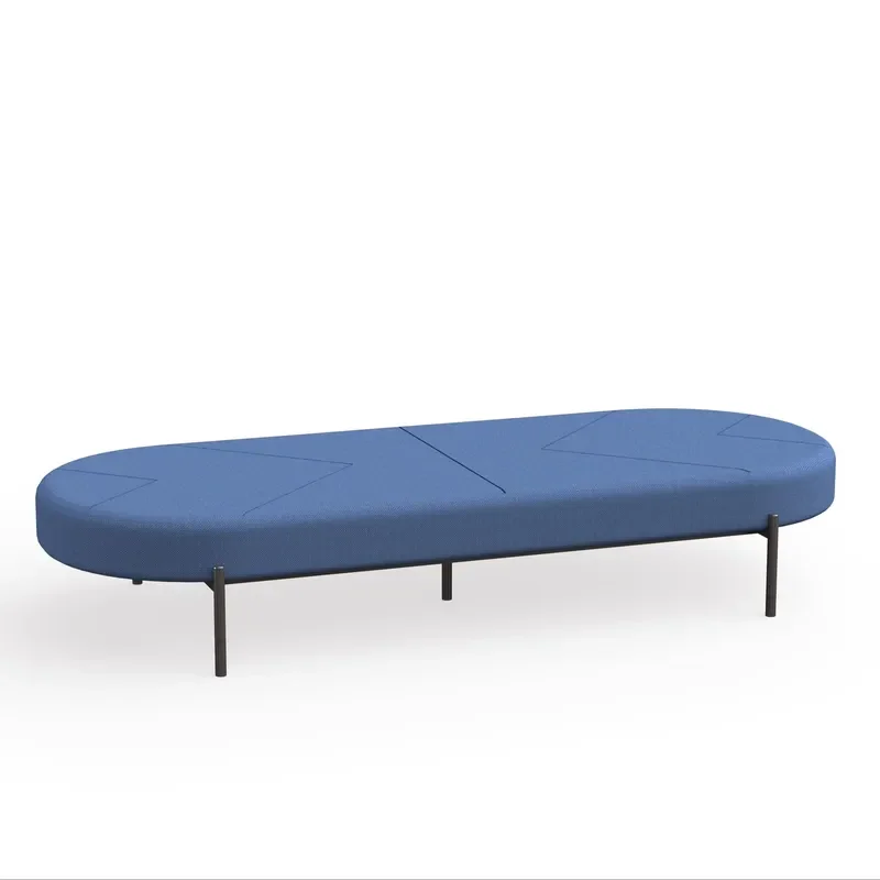 Modern style office furniture - upholstered storage stool entrance passage Ottoman dressing room footstool for office