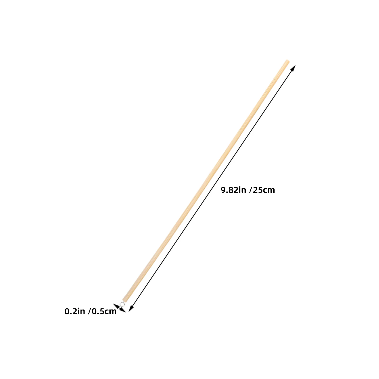 50 Stuks Shadow Puppet Accessoires 25Cm Lichtgeel Onvoltooide Craft Sticks voor Marionet Arm Beweging Controle Staaf DIY Houten