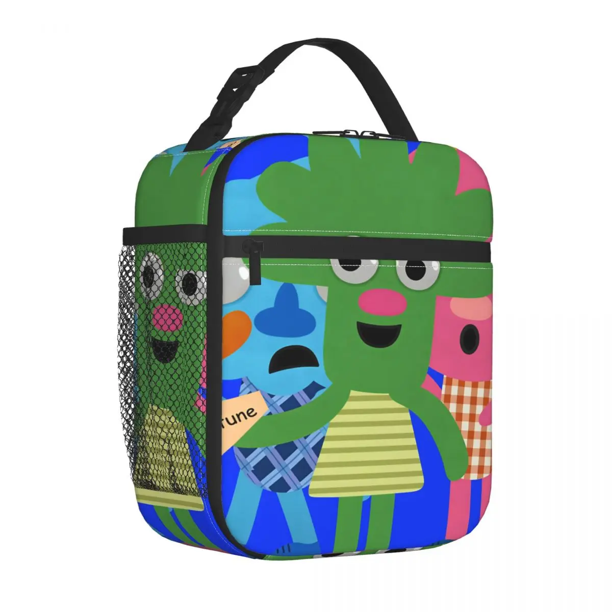 Noodle & Pals Songs Lunch Bag Portable Lunch Box Unisex Picnic Graphic Design Cooler Bag Casual Waterproof Thermal Tote Handbags