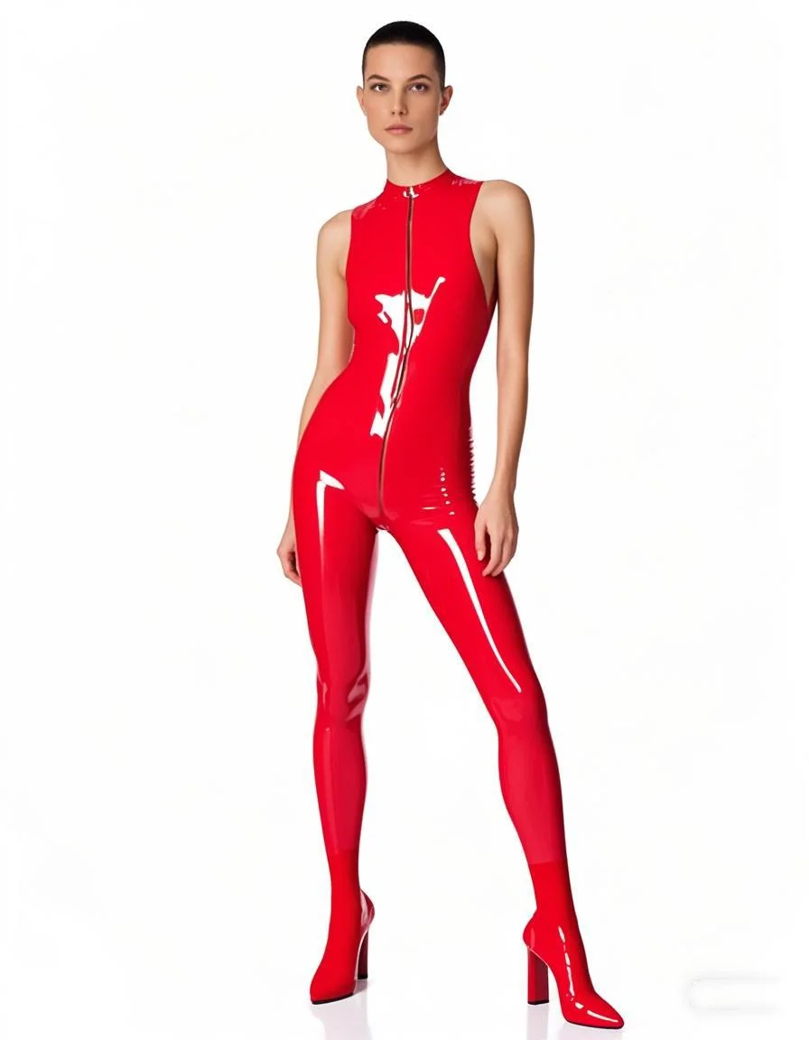 

Латексный резиновый комбинезон Gummi, униформа, косплей, чисто ручная работа, вечерние