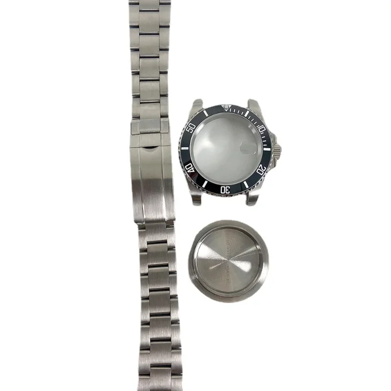 Boîtier de montre en acier inoxydable, verre saphir, sous-marin à anneau en céramique SUB, accessoire de montre, mouvement NH35, 2813, 8215, 40mm, ensemble de 2836