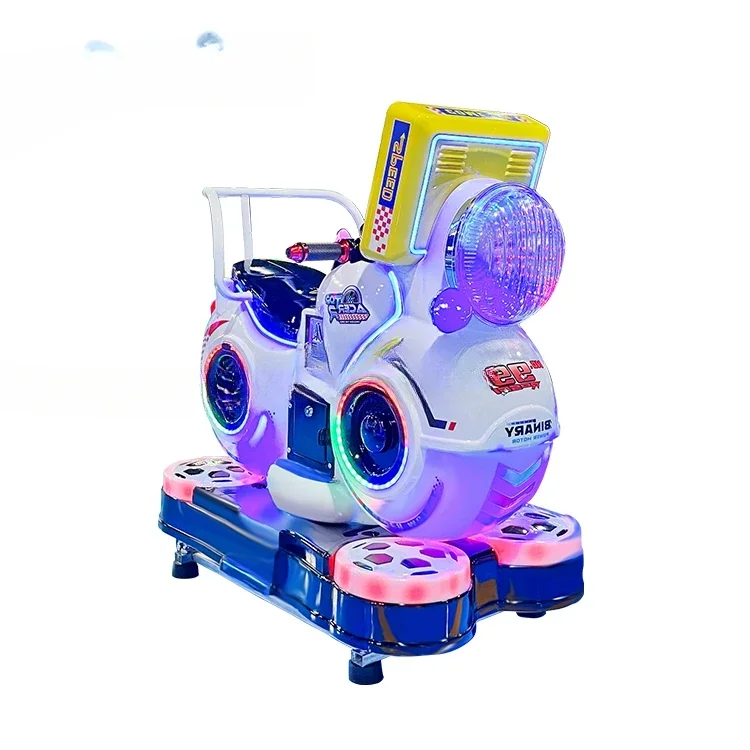Macchina da gioco a gettoni macchina da gioco Kiddie Ride Happy Motorcycle Arcade Game