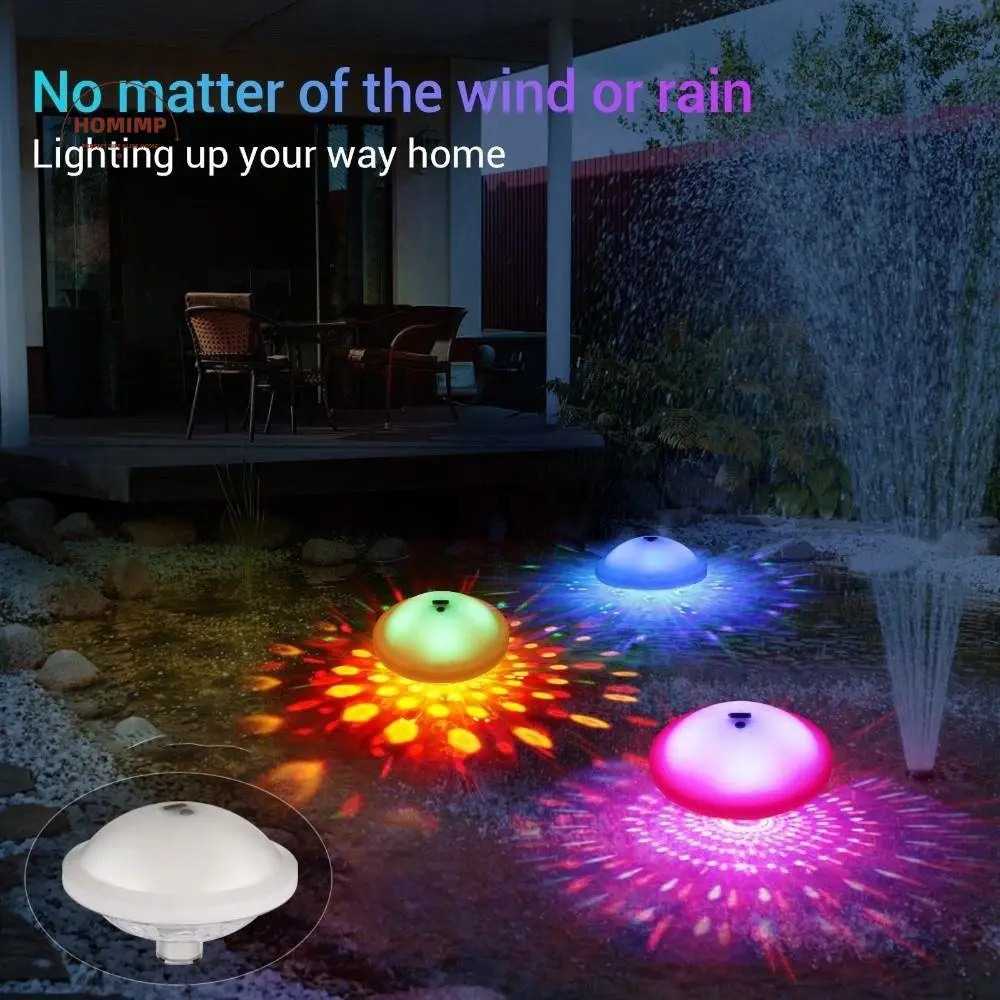 

Multi Color Led Floating Lights Waterproof Changing Swimming Pool Lamp 7 Color Floating Atmosphere Light Wedding Party