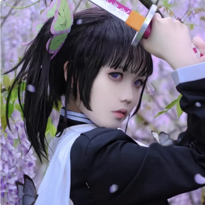 

Anime Kanao Tsuyuri Kanawo Cosplay wig Anime Kimono Kanroji Mitsuri Cosplay Costume Full Set Halloween Costumes for Women Kimono