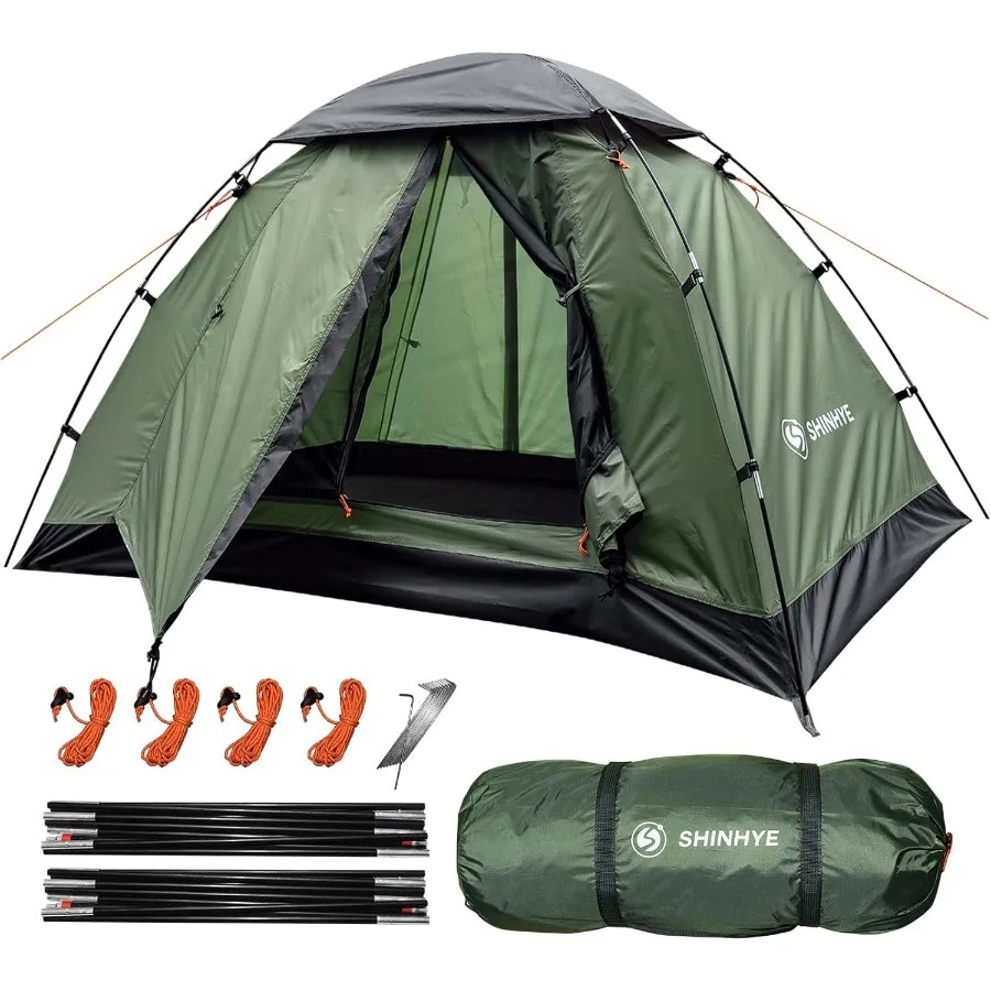 

Backpacking Tent for Camping 15 Person Hiking Ultralight Tent for Waterproof Windproof Outdoor Two Doors Tents Easy Quick Setup