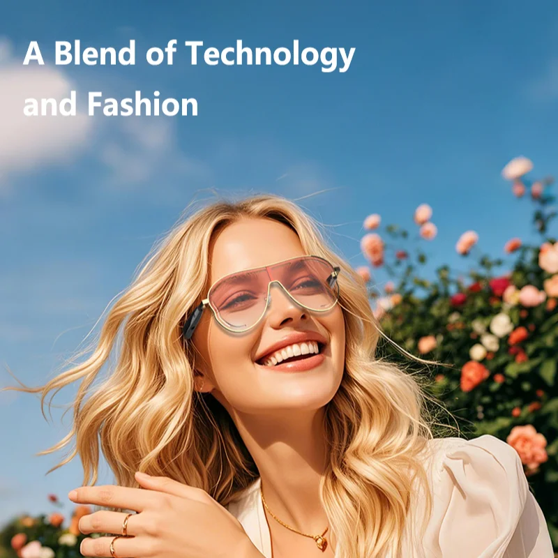 

Lenovo 2026 New Air Conduction Sunglasses Game Uv Resistant Sunglasses Fashion Ai Smart Glasses