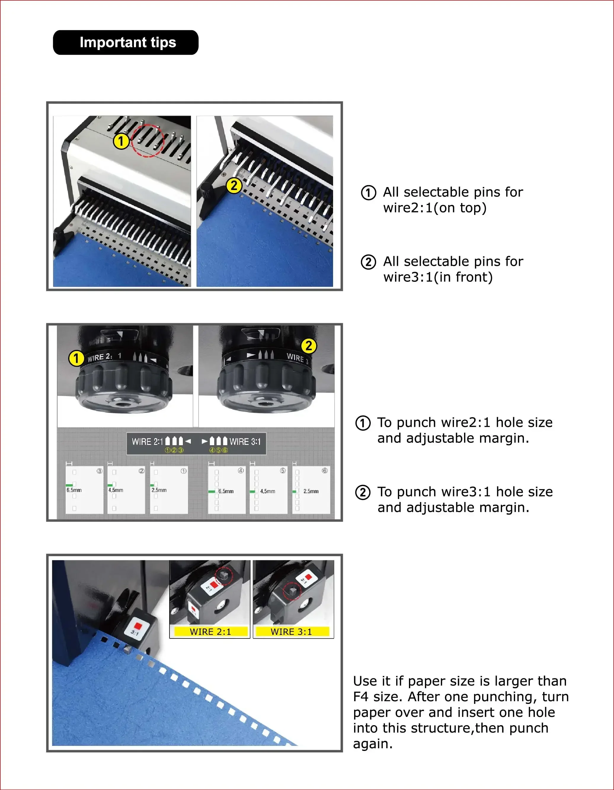 CYTT2930 Wire 3 1 and wire2 1 2-in-1 punching and binding machine Multi-functional binding machine for 25 sheets 70g paper