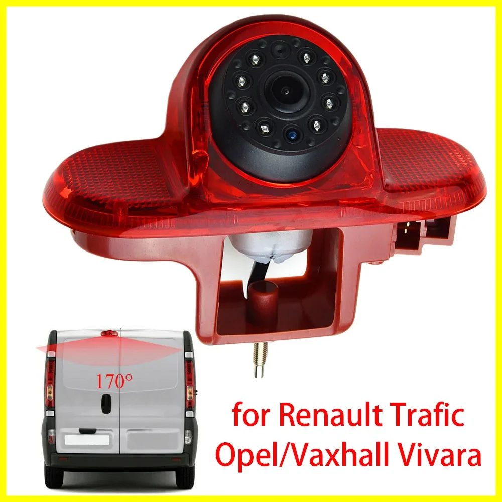 

Car Rear View Camera Brake Light Camera High Definition Waterproof Night Vision for Renault Trafic 2001-2014 Opel Vaxhall Vivara