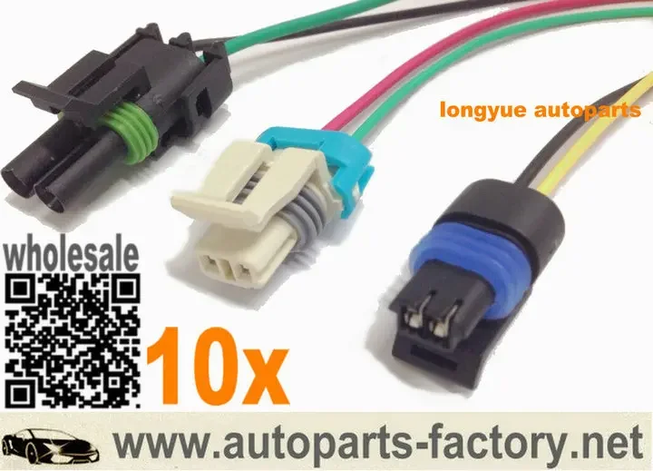 Longyue 10set T56 Connector Set Of 3 Backup, Reverse Lockout, VSS Wiring Pigtail Universal LT1 LS1