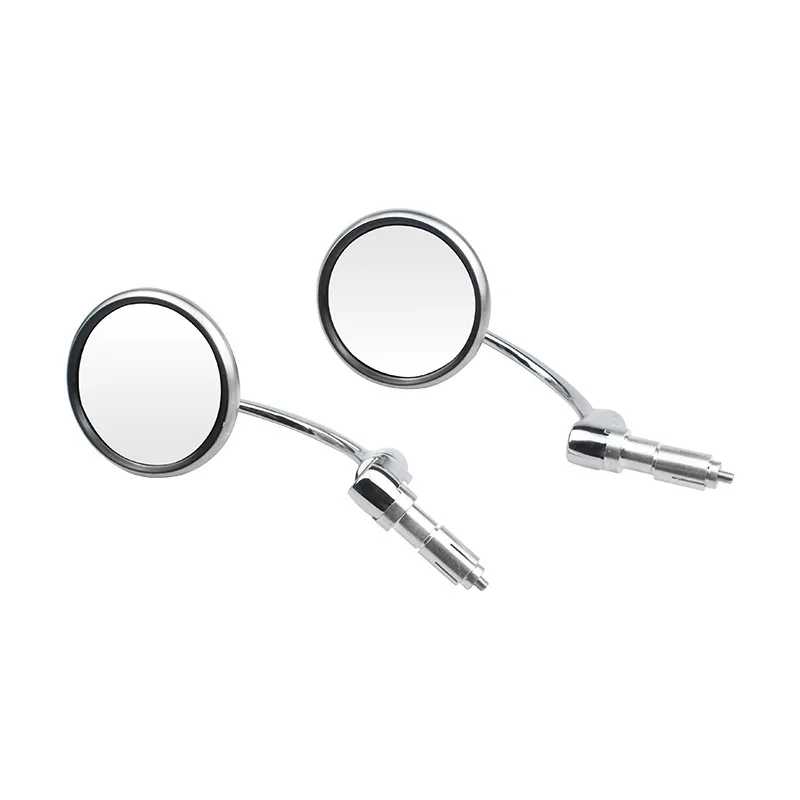 

E9 Motorcycle Chrome Aluminum Universal 7/8" 22mm Handle Bar End Side Rear View Mirrors Offroad Cafe Racer Scooter Offroad Bike