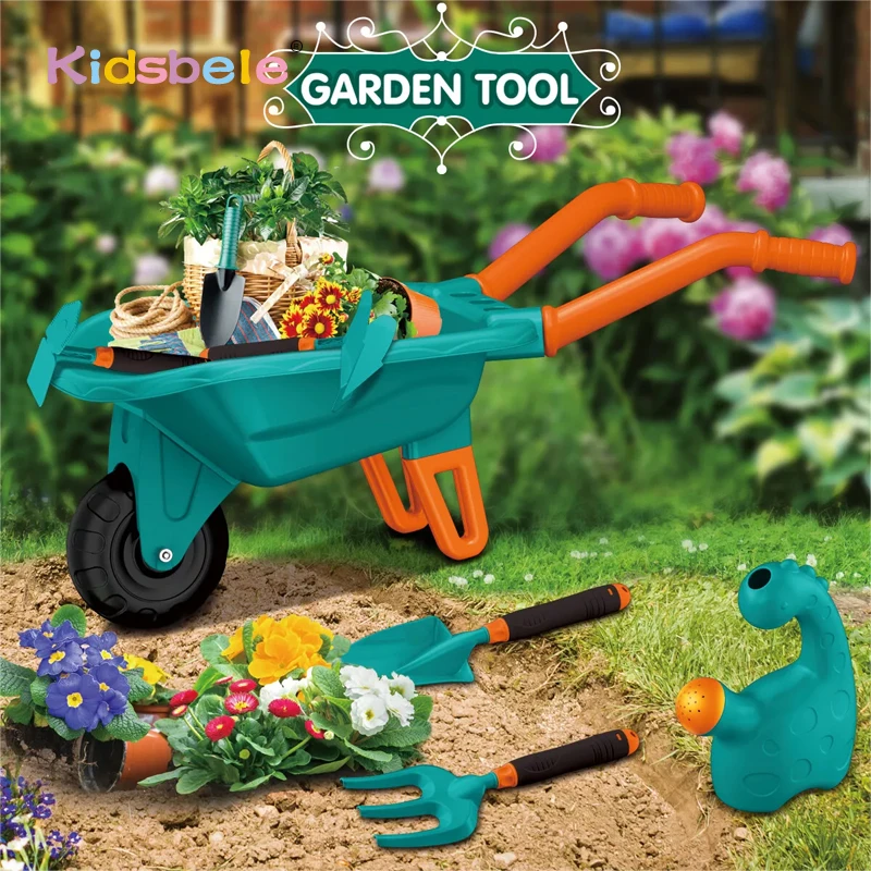 Gardening Tools for Kids Ages 2-4 Portable Watering Can Garden Planting Toys Outdoor Garden play Toys