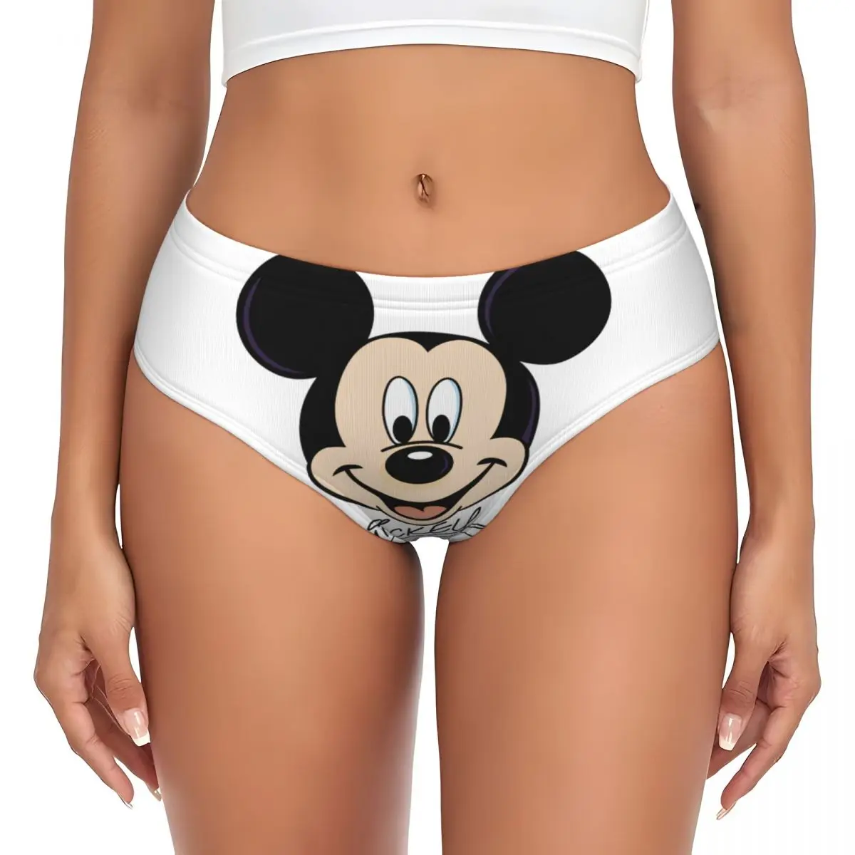 

Minnie Mickey Mouse Cartoon Animation Donald Duck Underwear Men Sexy Printed Customized Boxer Shorts Panties