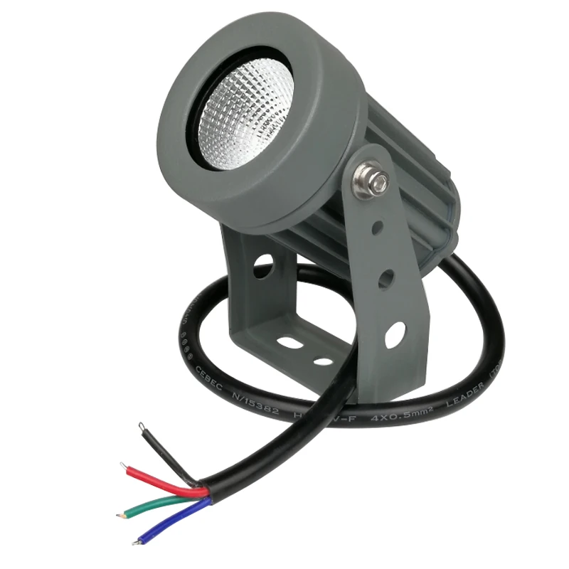 RGB LED Rasenlampe mit externer Steuerung, 21W LED Gartenleuchte, Landschaftslampe mit Erdspieß, wasserdicht, 12V 24V, Wegbeleuchtung, Spotlicht – Detail 22