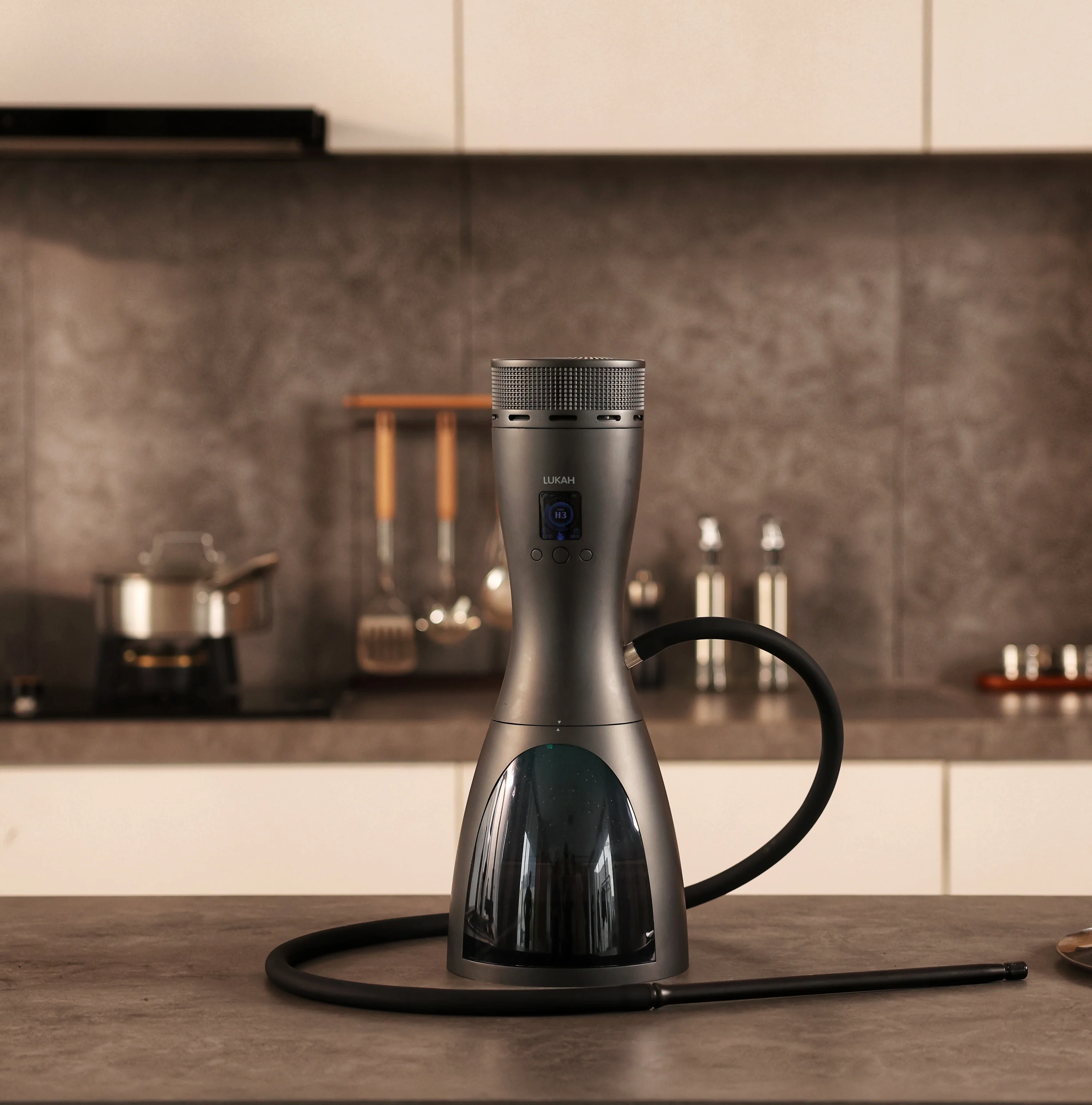 

New Design Lukah Electric Hookah Luxury Hookah Set Carbon-free E-hookah Set Shisha Hookah