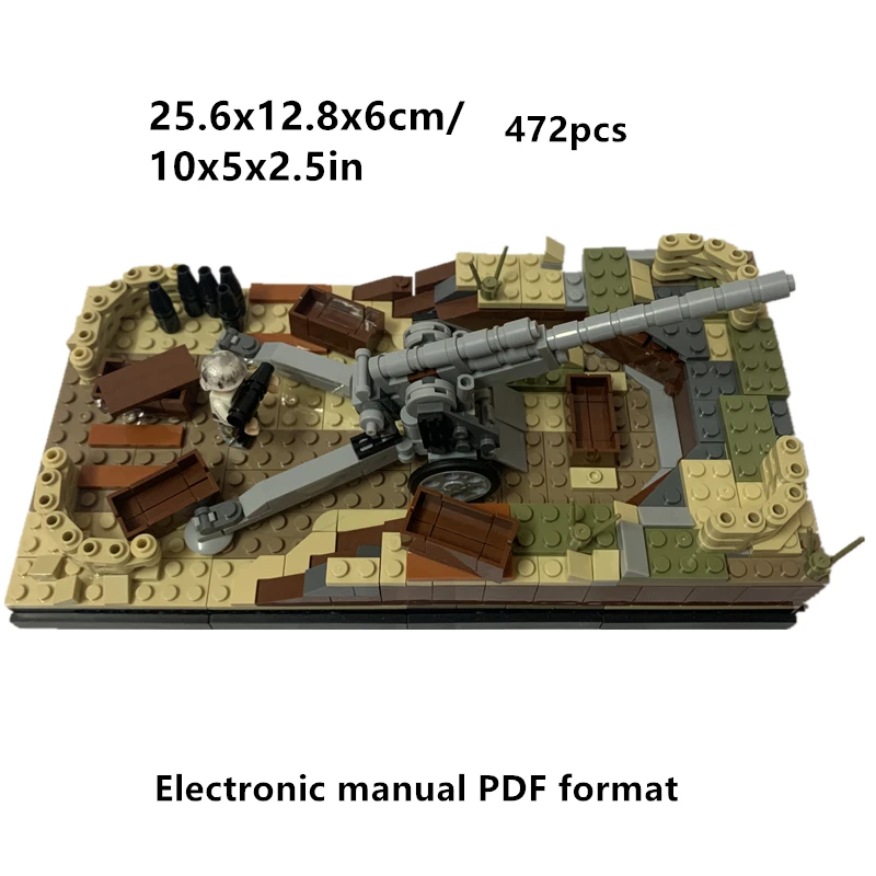 Klocki konstrukcyjne MOC II wojna światowa Kampania północnoamerykańska Warfare Call of Duty Dekoracje rodzinne Zabawka Prezent