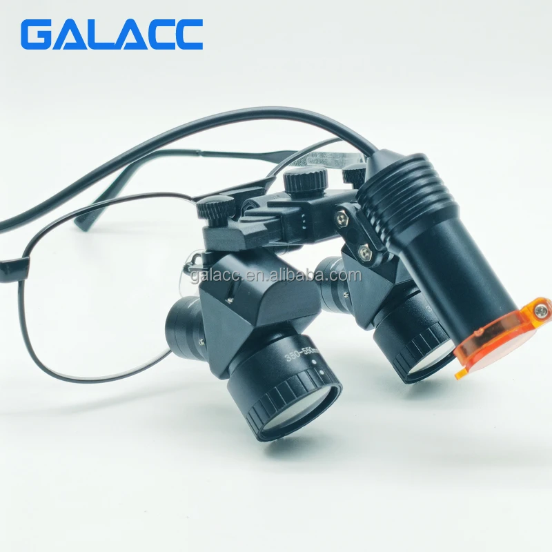 Dentisit Surgical 65000 Lux Led Headlight Headband Binocular Loupes Brightness Spot Ajustable Headlamp 3.5x