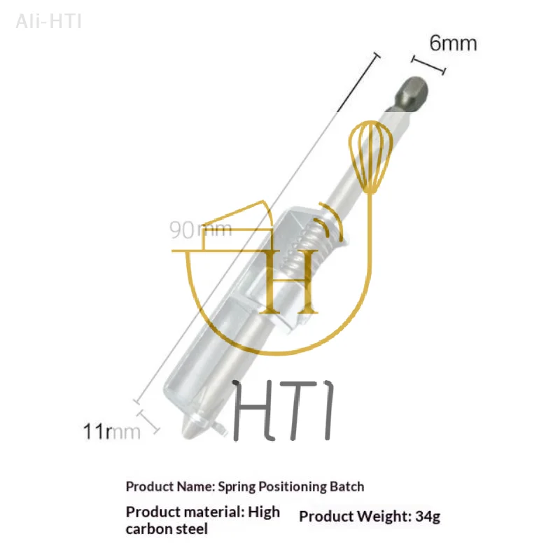 

1Pcs Electric Drills DIY Repair Tool 90mm Screw Holder Drill Bit Cross Anti-drop Screwdriver Bit Fixing Clamp