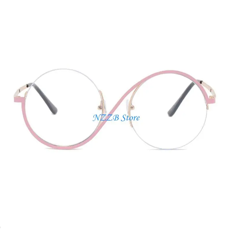 

T21F Effective Blue Light Filtering Eyeglasses for Digital Device User Reading Writing Gold Color Frame Glasses for Adult