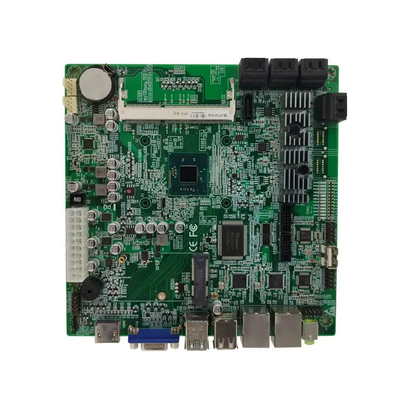 Thin-ITX Onboard CPU J1900 DDR3 Desktop Industrial Motherboard 13 SATA 7 USB 2 COM NAS Digital Signage Automation Embedded