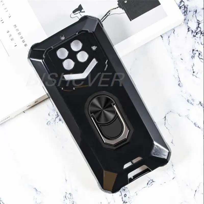 Dla Oukitel WP15 Case powrót palec serdeczny miękki TPU krzemu skrzynka dla Oukitel WP15 WP 15 5G telefon okładka