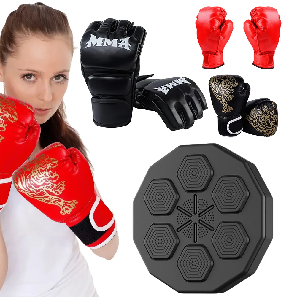 

Intelligent Music Boxing Trainer Wall Mounted Electronic Boxing Machine Response Target Home Sanda Sandbag Boxing Game Training