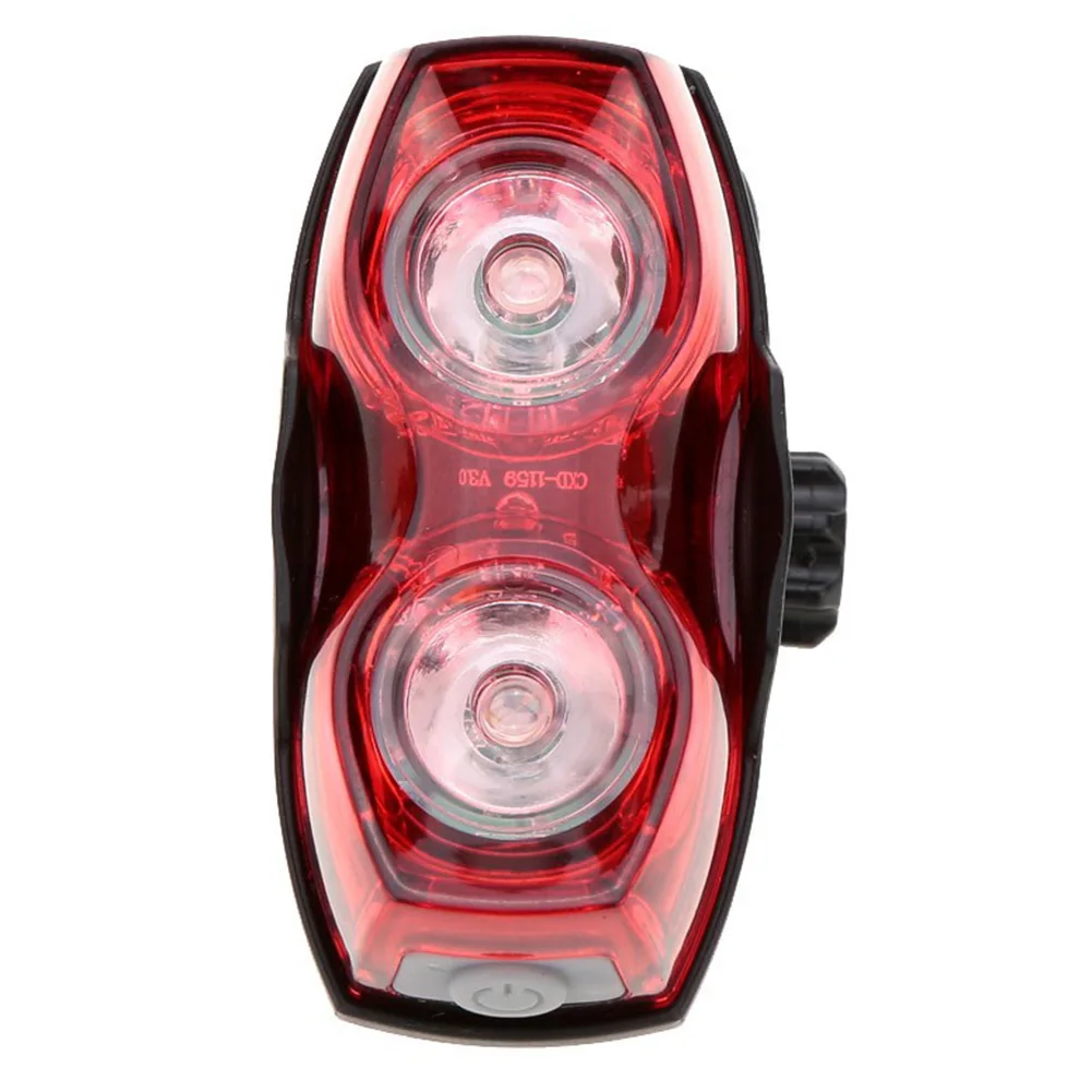 1pc Bicycle Rear Light AAA Batteries High Visibility Red Light Tail Light Horizontal Or Vertical MTB Road Bike Lamps Accessories