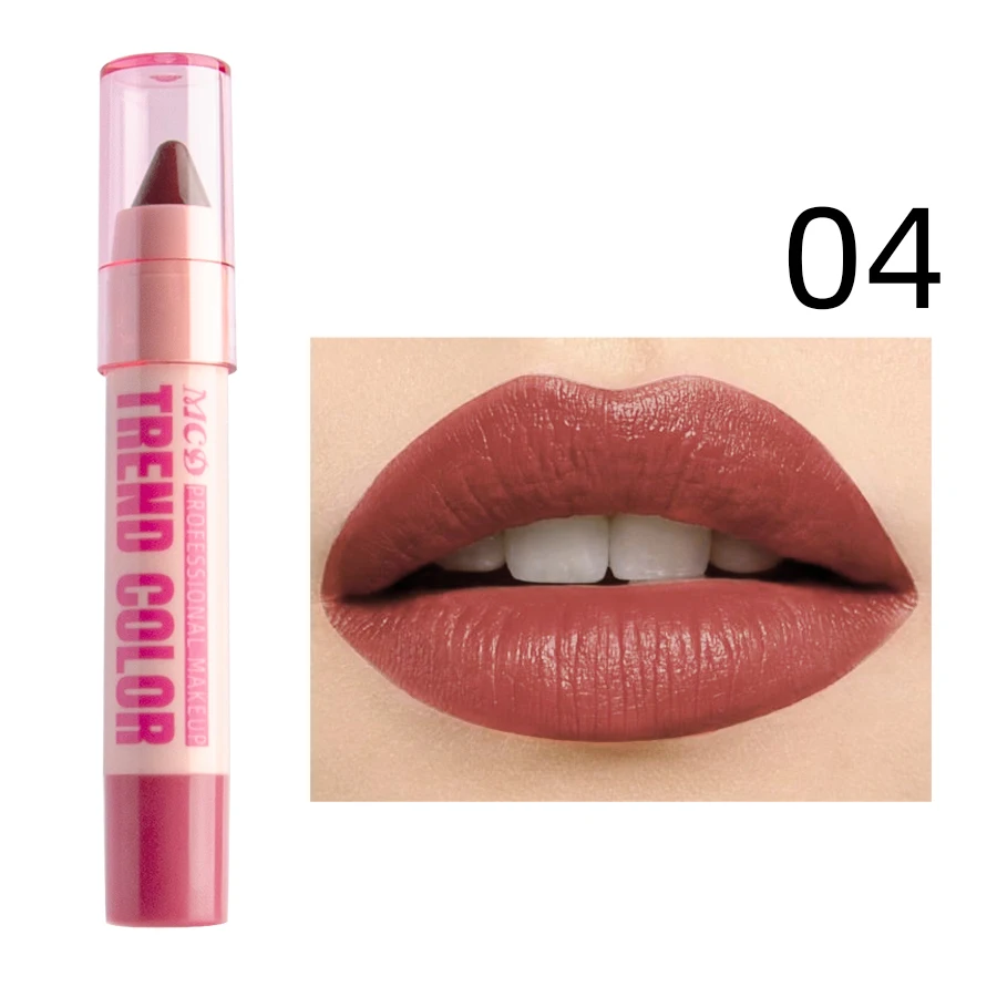 21 Kolorów Nawilżająca Pomadka w Płynie w Kształcie Pisaka Wodoodporna Powiększająca Usta Konturówka do Ust Naturalny Nude Różowy Konturówka do Ust Koreański Makijaż Prezenty