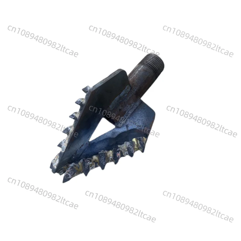 Three Wing Alloy Water Well Drill Bit and Drill Rod