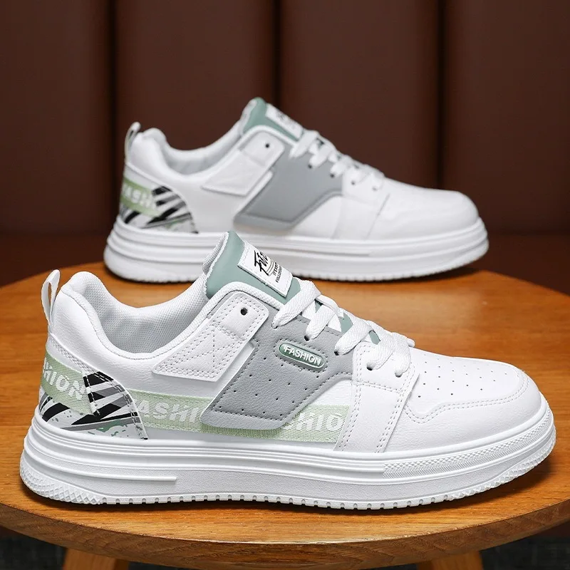

Trend Mens Casual Sneakers All-Match Light Running Shoes Man Breathable Outdoor Sports Leather Shoes Anti Slip Male Shoe Zapatos