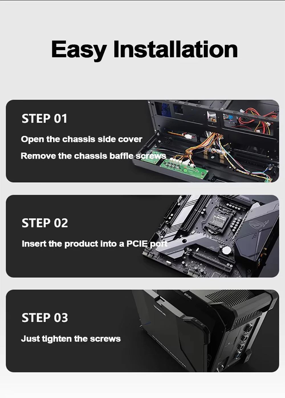 5G PCIe RJ45 ネットワークアダプタ RTL8126B チップ 1000/2500/5000Mbps ギガビットイーサネット Lan コントローラアダプタ PC/デスクトップ Win10/11