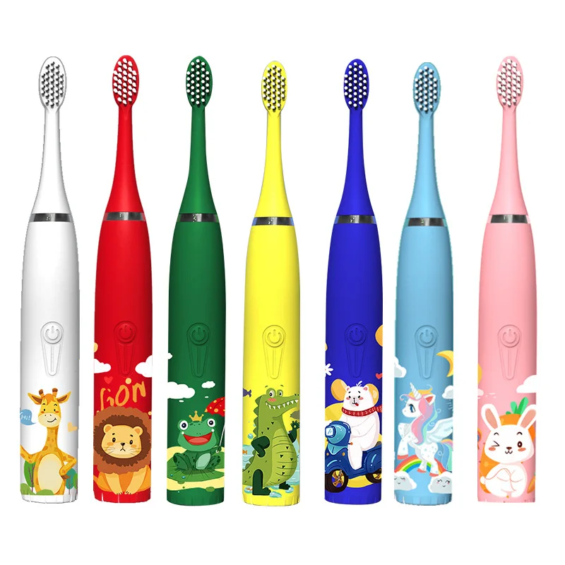 

Sonic Electric Toothbrush DuPont Soft-bristle Small Head Smart Teethbrush Children Tooth Rinser Children's Electric Toothbrush