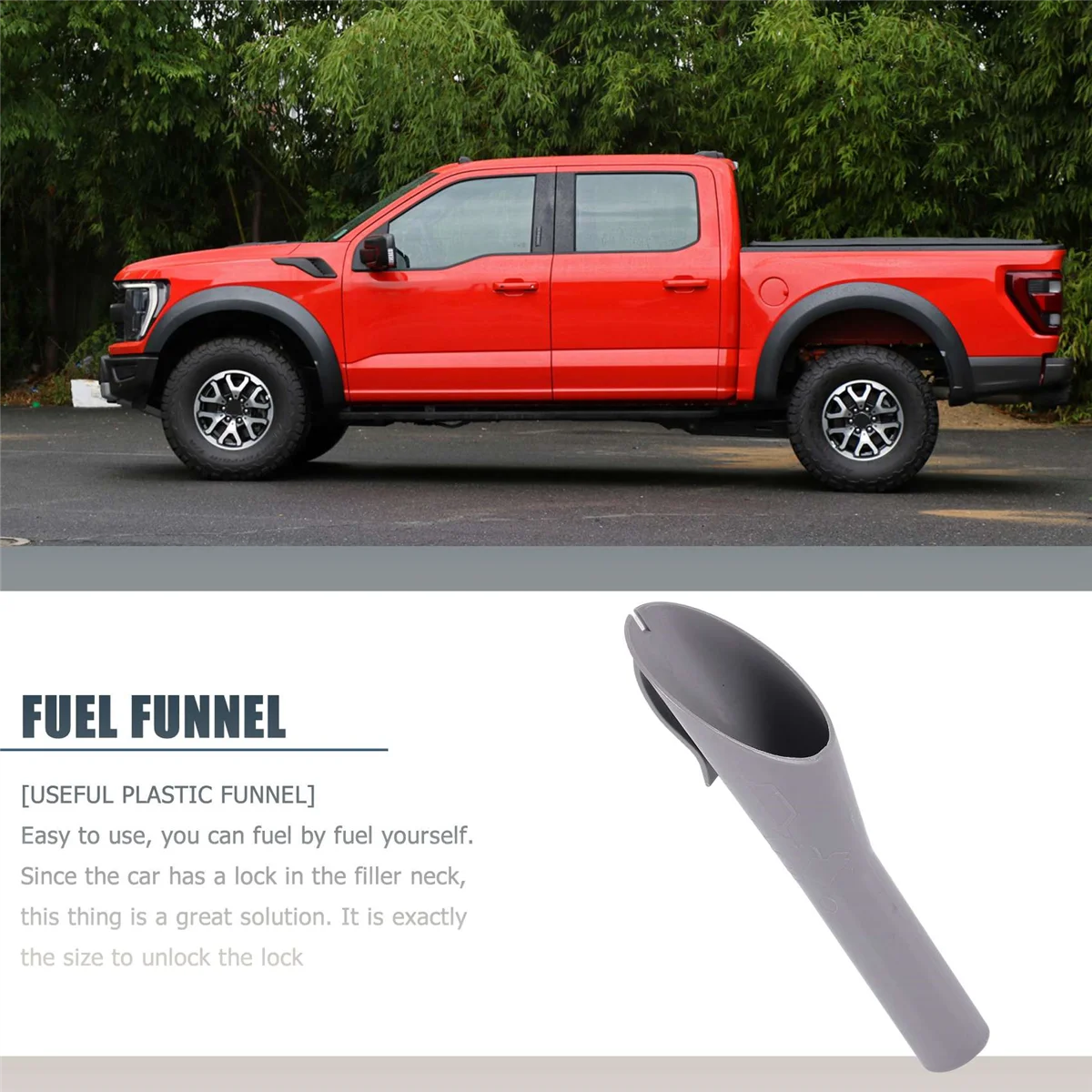 محول أنبوب قمع لخزان الوقود ، مناسب لفورد F150 فوكس مونديو غالاكسي ، من من من من من من من من أجل 8 ua17b068bb