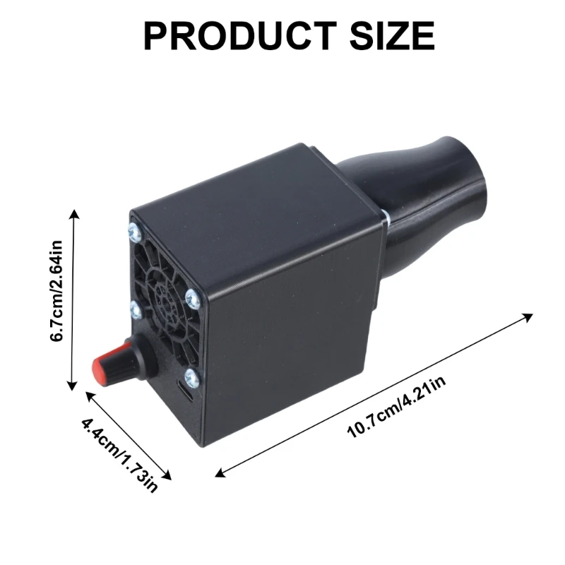 BBQ Air Blower Carbone Ventilatore Portatile Barbecue Ventilatore Elettrico per Grill Trekking Campeggio
