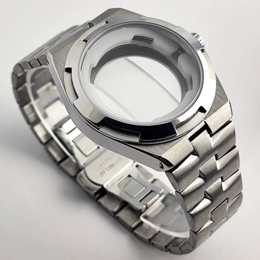 43mm Watch Box Fits M8215 M8285 Movement Watch Accessories Watch Case 8215 Dial/Hands Watch Parts Watches For Man