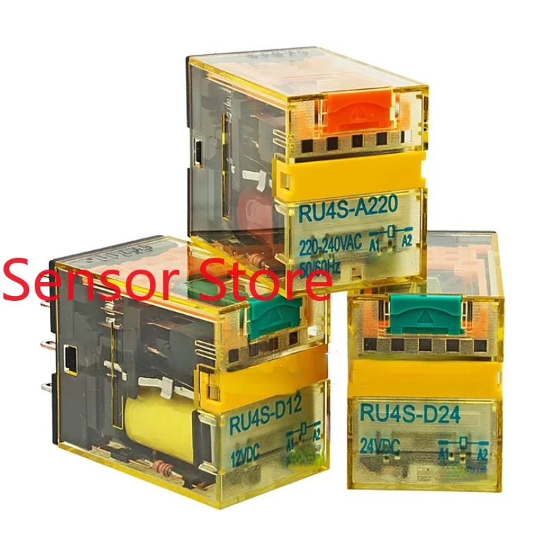 5PCS RU2S-RU4S ERLAY D12-A24-A110-C-AC DC 12V 24V 110V