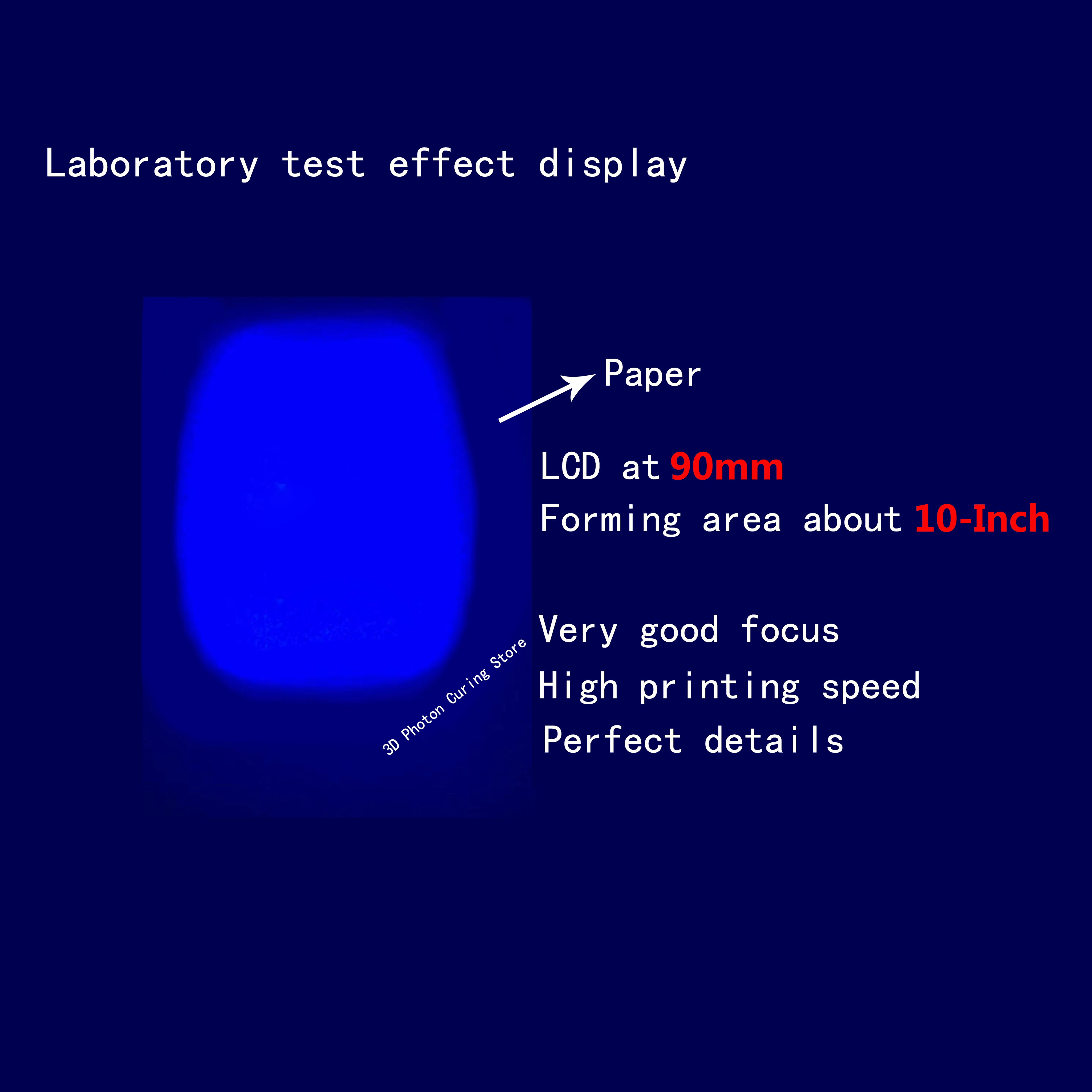 LCD 3d Printer UV led 405nm COB Light Source for 3D Printer Power of Lamp group  117W quick Print UV Laser