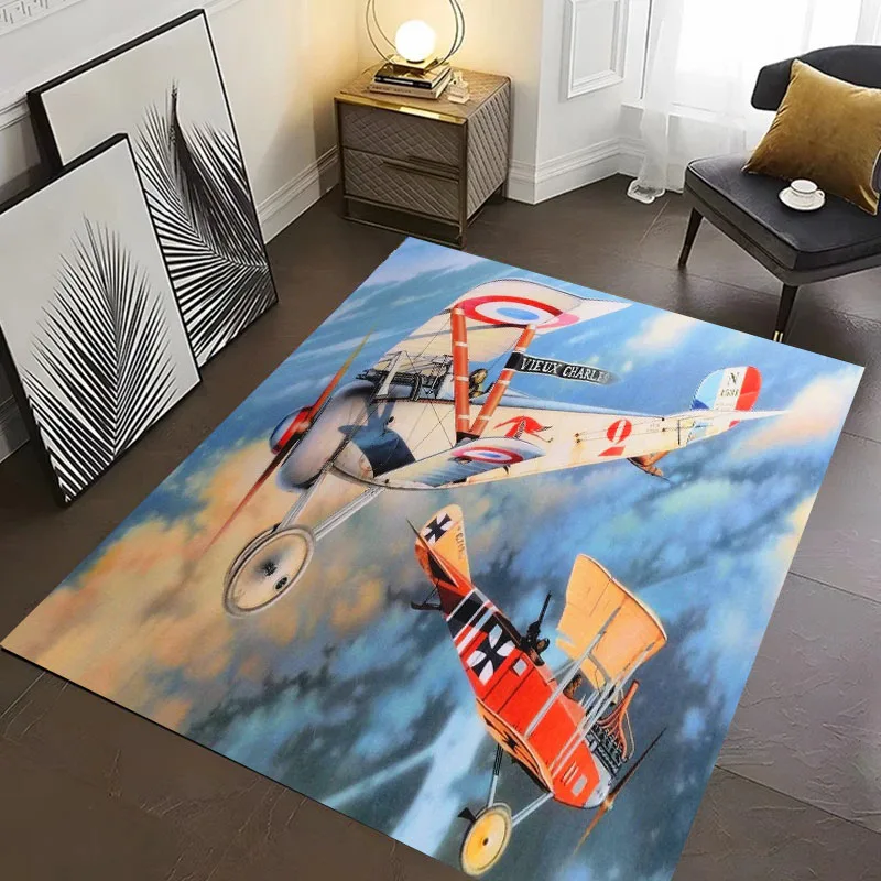 Lutador Plane3D impressão tapete, sala de estar, quarto, corredor, antiderrapante, tapete macio área, sofá, capacho, decoração de casa