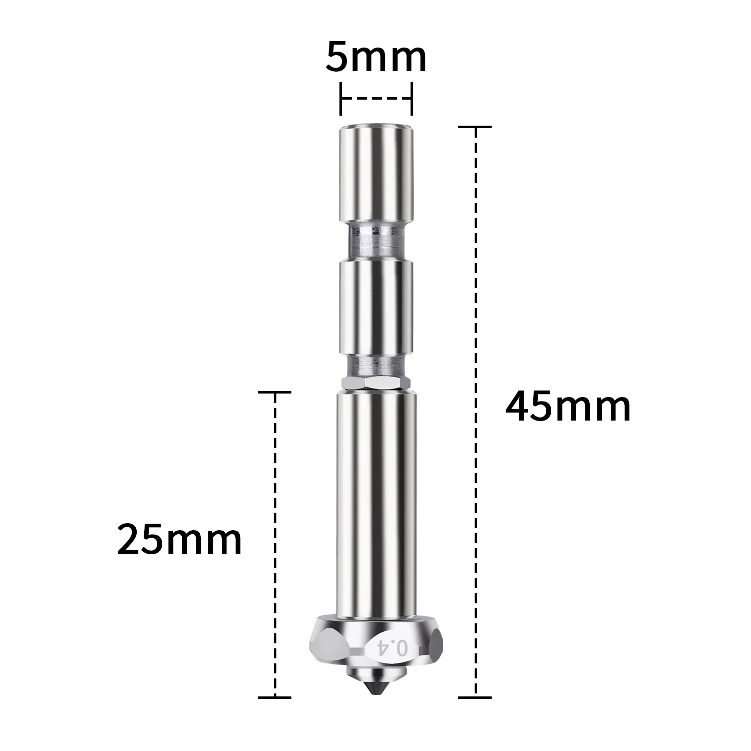 Zestaw Hotendów Anycubic Kobra 3 Max 0.4 0.6 0.8mm z szybką wymianą, zintegrowane dysze ze stali hartowanej — zdjęcie produktu 3