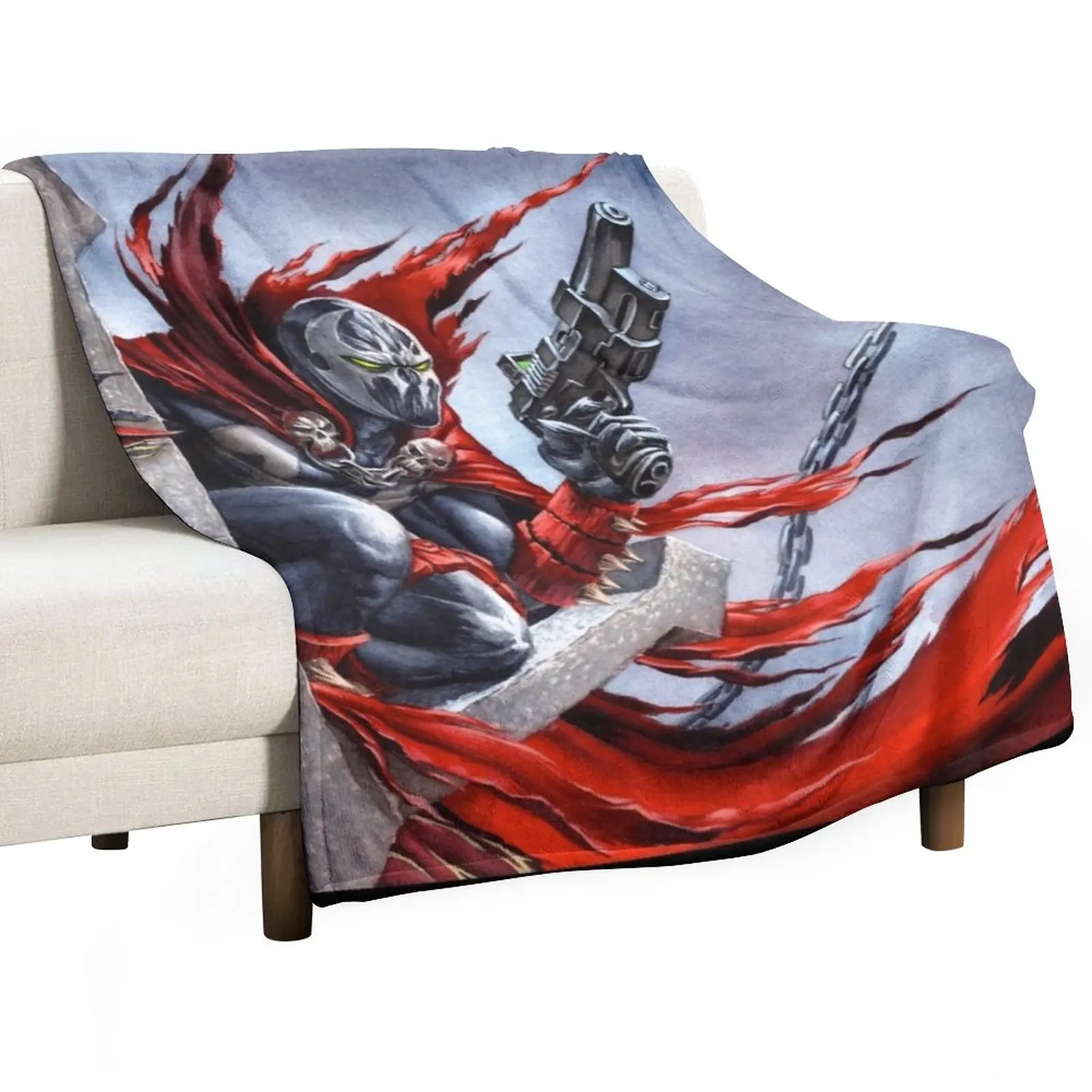 

Spawn on the cross - Spawn Fan Art Throw Blanket Thermal Blankets For Travel Blanket For Baby For Sofa Thin