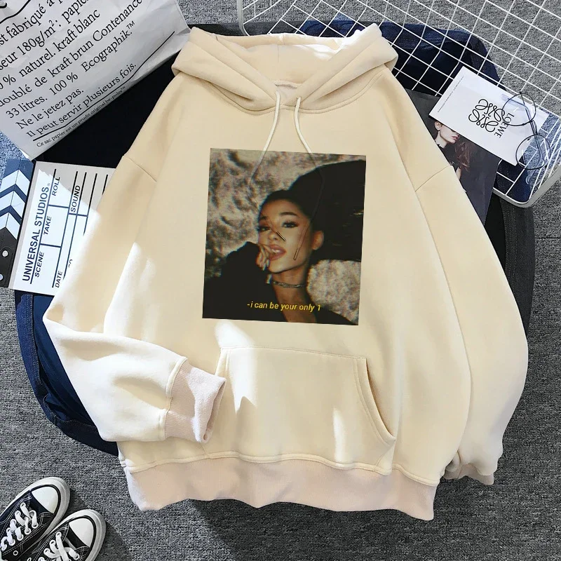 Ariana Grande Hoodie Harajuku Funny Women/men 90s Sweatshirt Clothes Female/male Graphic Pullovers Hood Oversized Ulzzang Tumblr